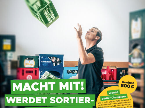 VdF startet Informationskampagne für korrektes Sortieren im Mehrwegsystem