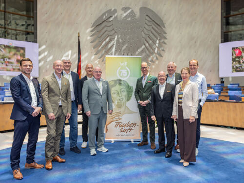 75 Jahre VdF: Fruchtsaftbranche feiert im Bonner Plenarsaal